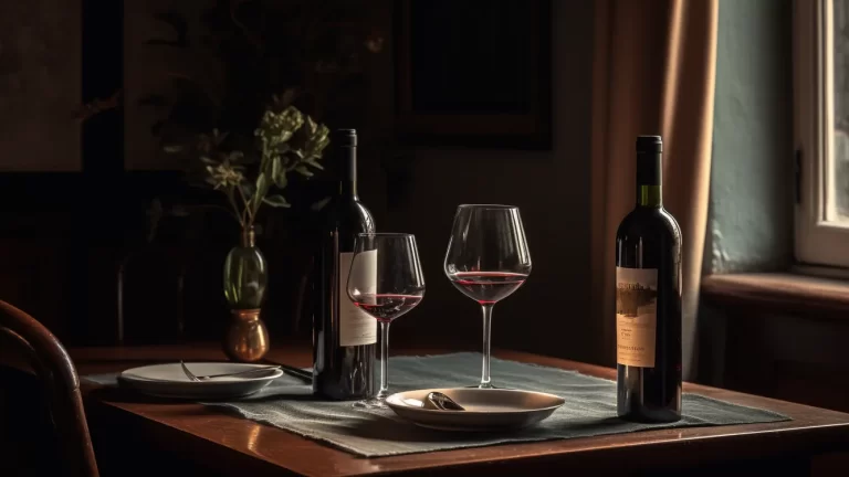 Francuskie czerwone wino wytrawne