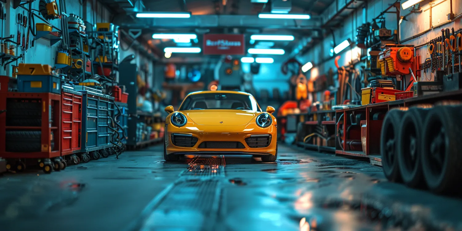 Jak pomalować warsztat samochodowy?