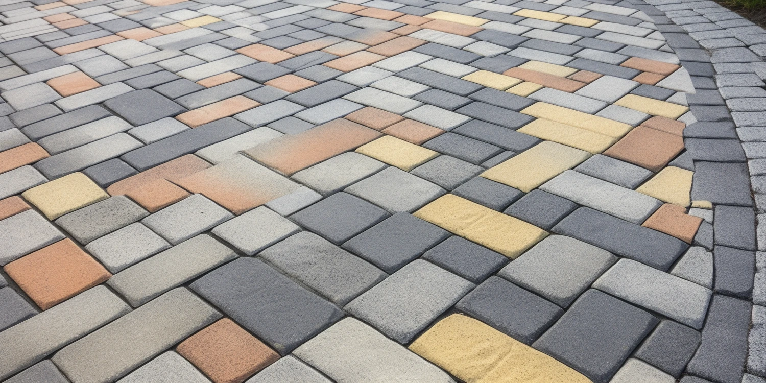 Podjazd do domu z kostki brukowej