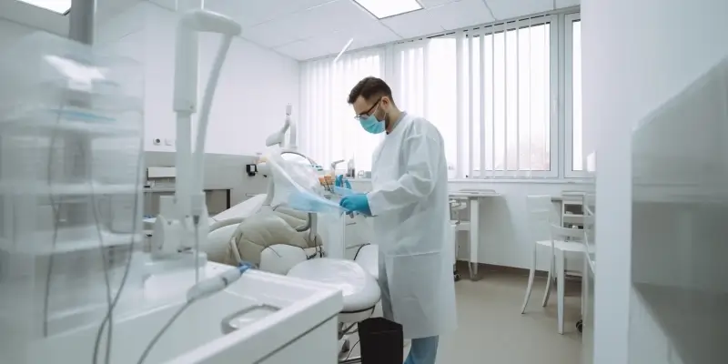 Dentysta - piękny uśmiech, białe zęby