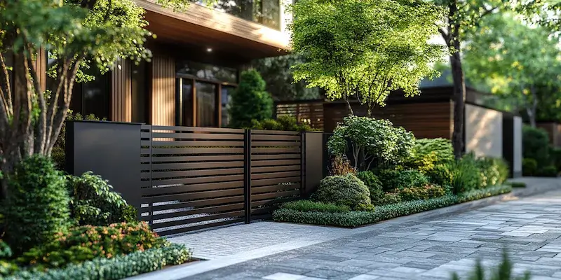 stalowe ogrodzenie z Polski