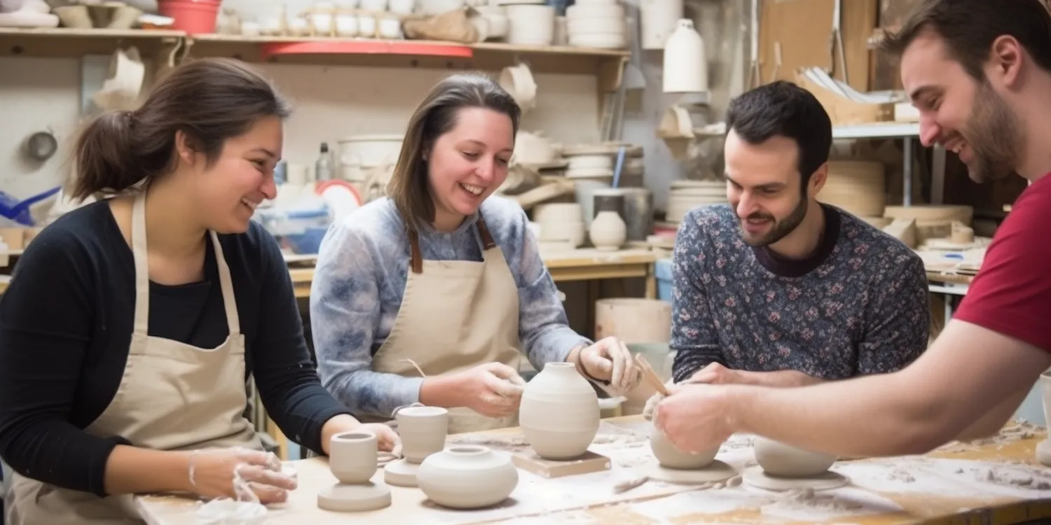 Materiały na warsztatach z ceramiki