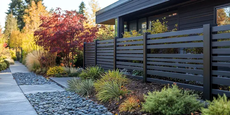 Metallzaun aus Polen