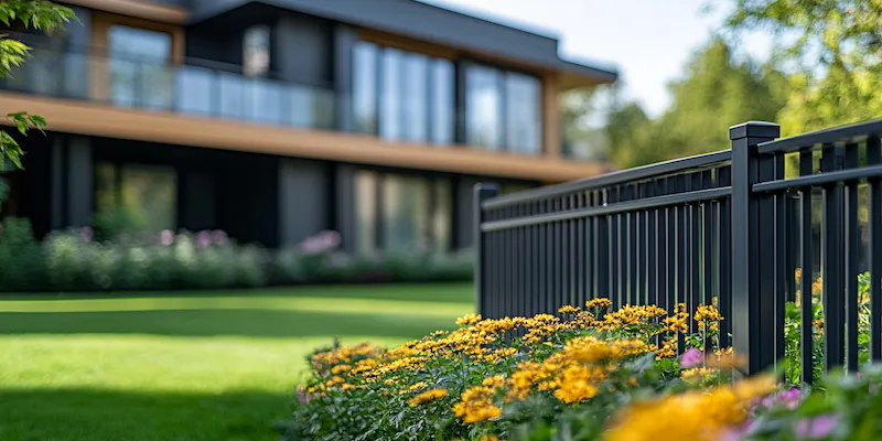 Schmuckzaun aus Polen