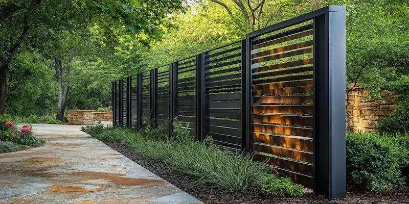 Aluminium Sichtschutzzaun aus Polen